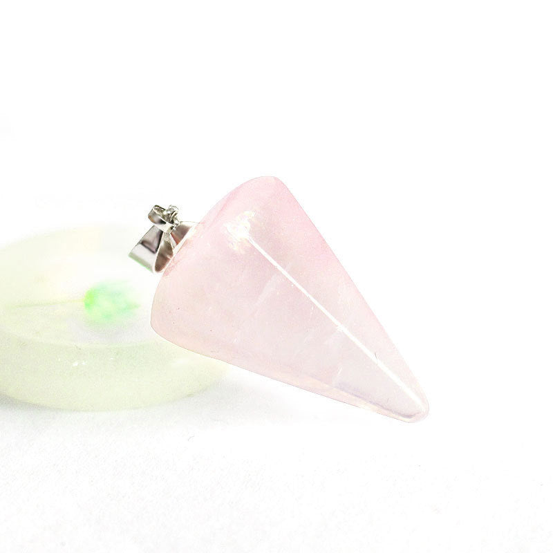 Prism Smart Pendulum Faceted Natural Stone Pendants