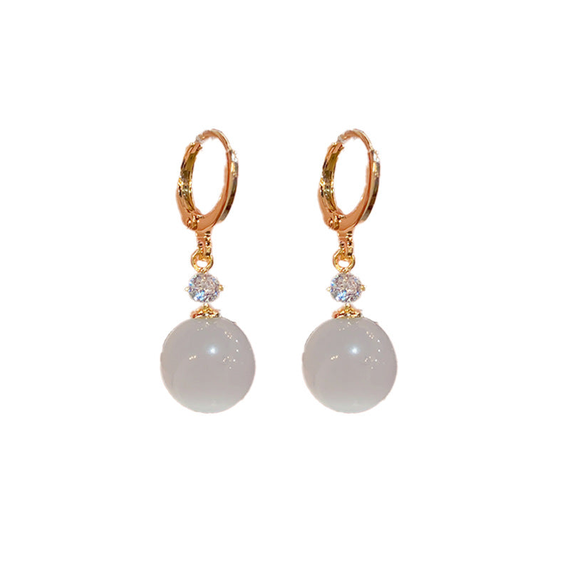 Clip Female Niche Design Artistic Clear Ear Buckle
