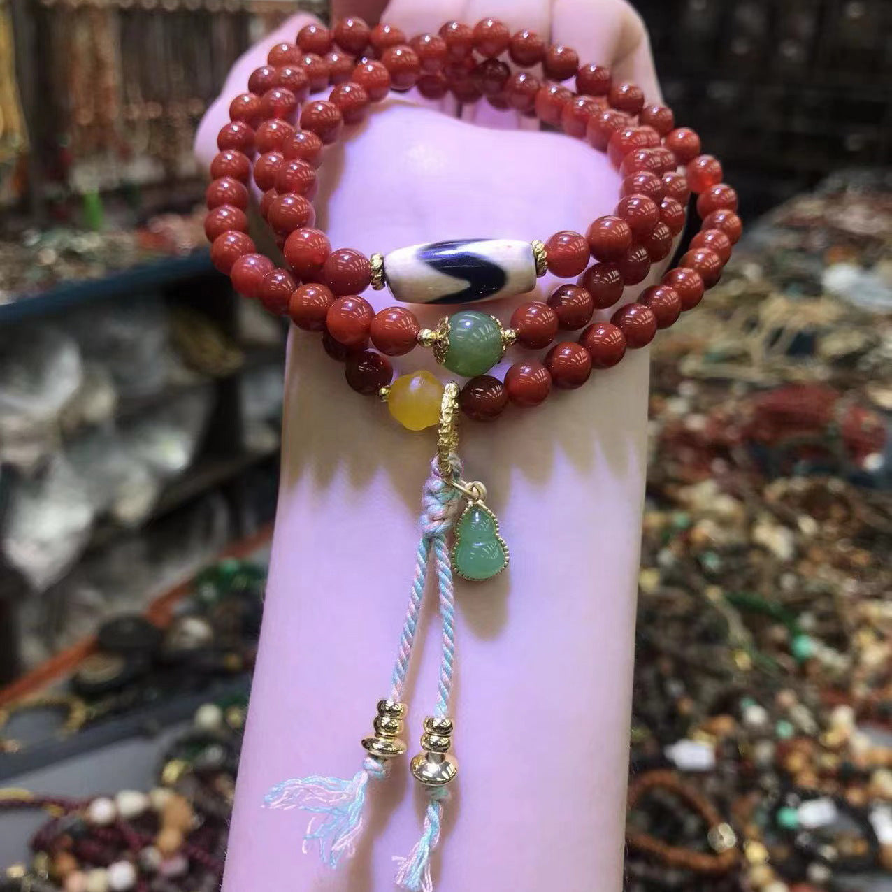 Sen Southern Red Agate Bodhi Tibet Bracelets