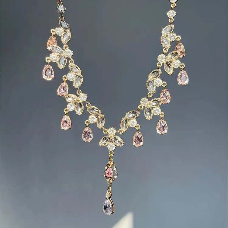 Butterfly Drop Female Mori Style Niche Exquisite Fashion Sweet Necklace