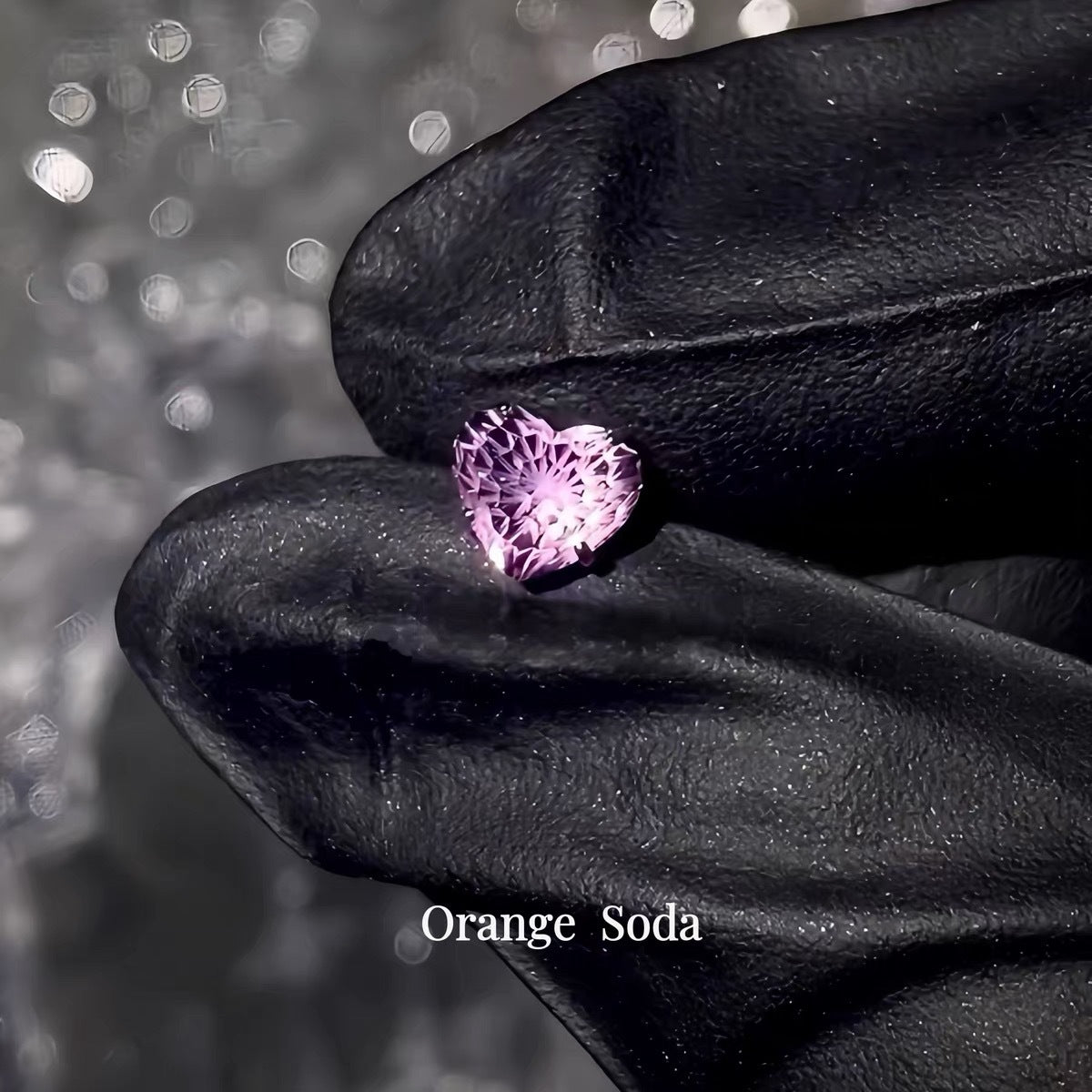 Fireworks Loving Heart Zircon Ear Bone Titanium Stud Earrings