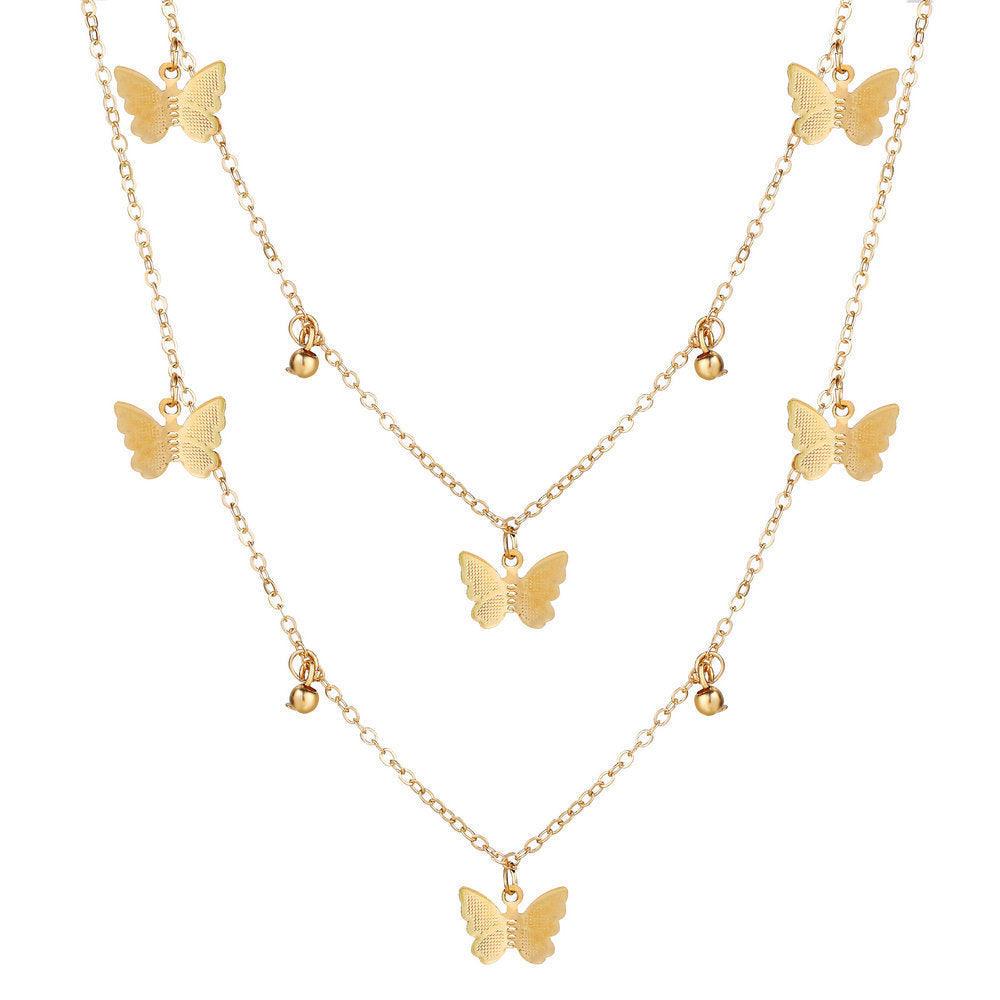 Fashion Stylish Cold Style Personality Butterfly Necklace