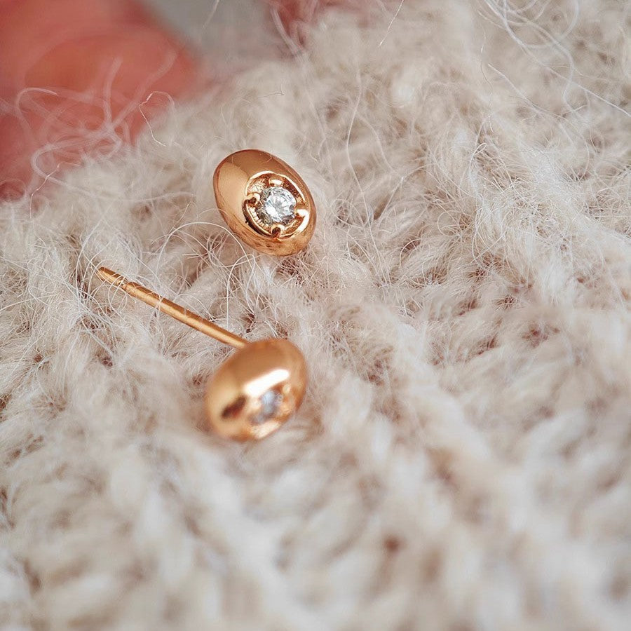 Women's Exquisite Small Zircon Simple Cute High Sense Ear Stud Earrings