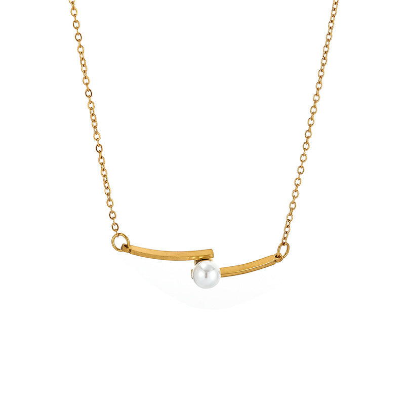 Women's Clavicle Chain Light Luxury Minority Titanium Necklaces
