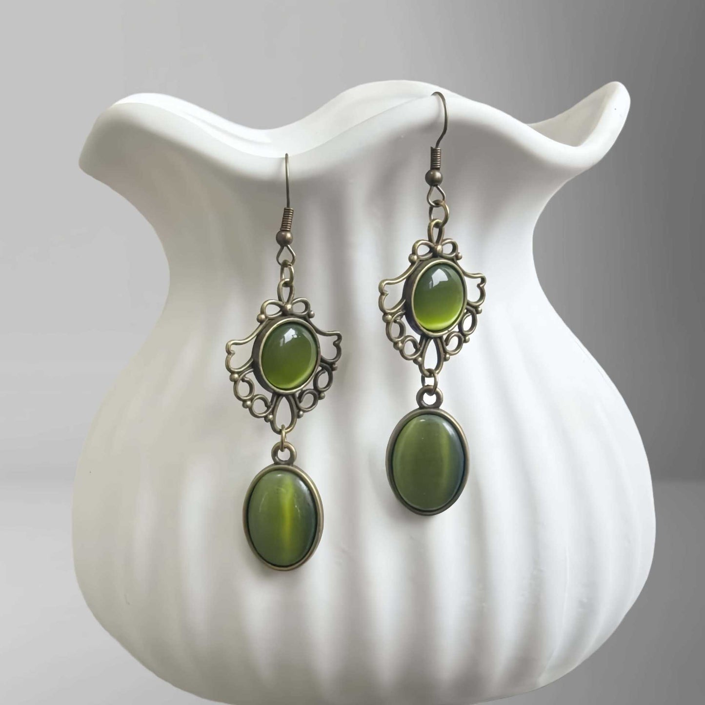 Pagan Witchcraft Medieval Gothic Celtic Retro Victorian Antique Earrings