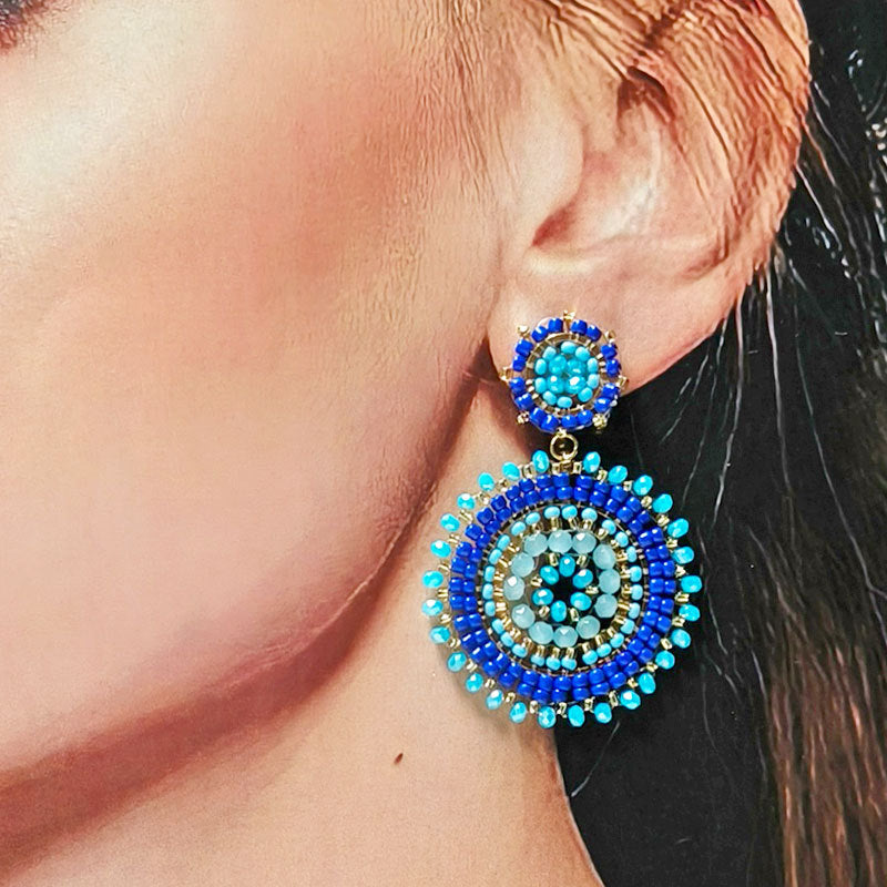 High Sense Light Luxury Minority Handmade Fashion Earrings