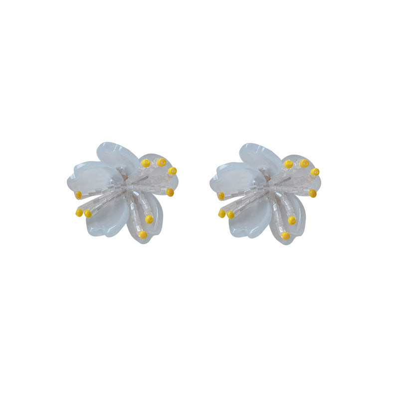 Fairy Style Flower Female Vacation Gentle Graceful Stud Earrings