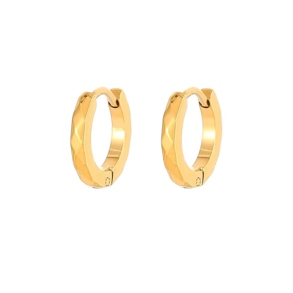 Women's Style Simple Glossy Diamond Cut Clip Personality Affordable Luxury High-grade Ear Buckle