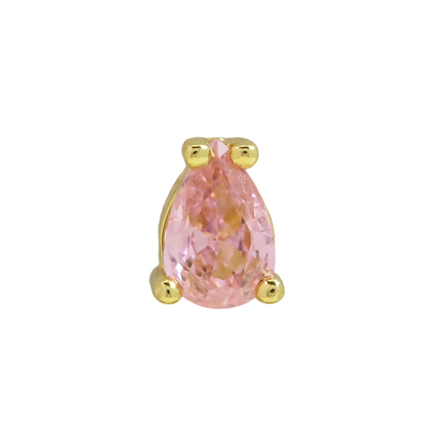 Brass Drop-shaped Moon Birthstone With English Pendants