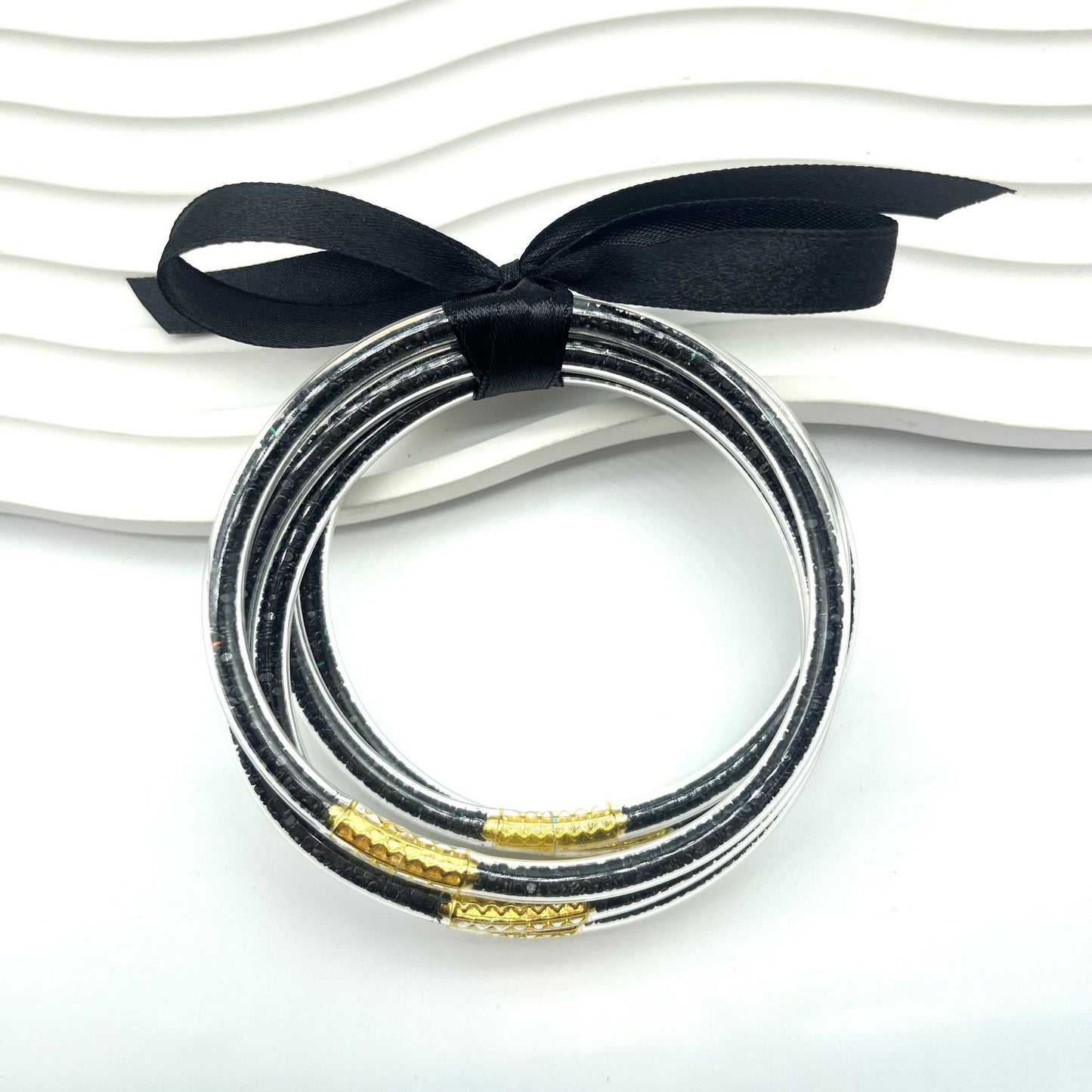 Glamorous Fashion Silicone Bright Simple Couple Bracelets
