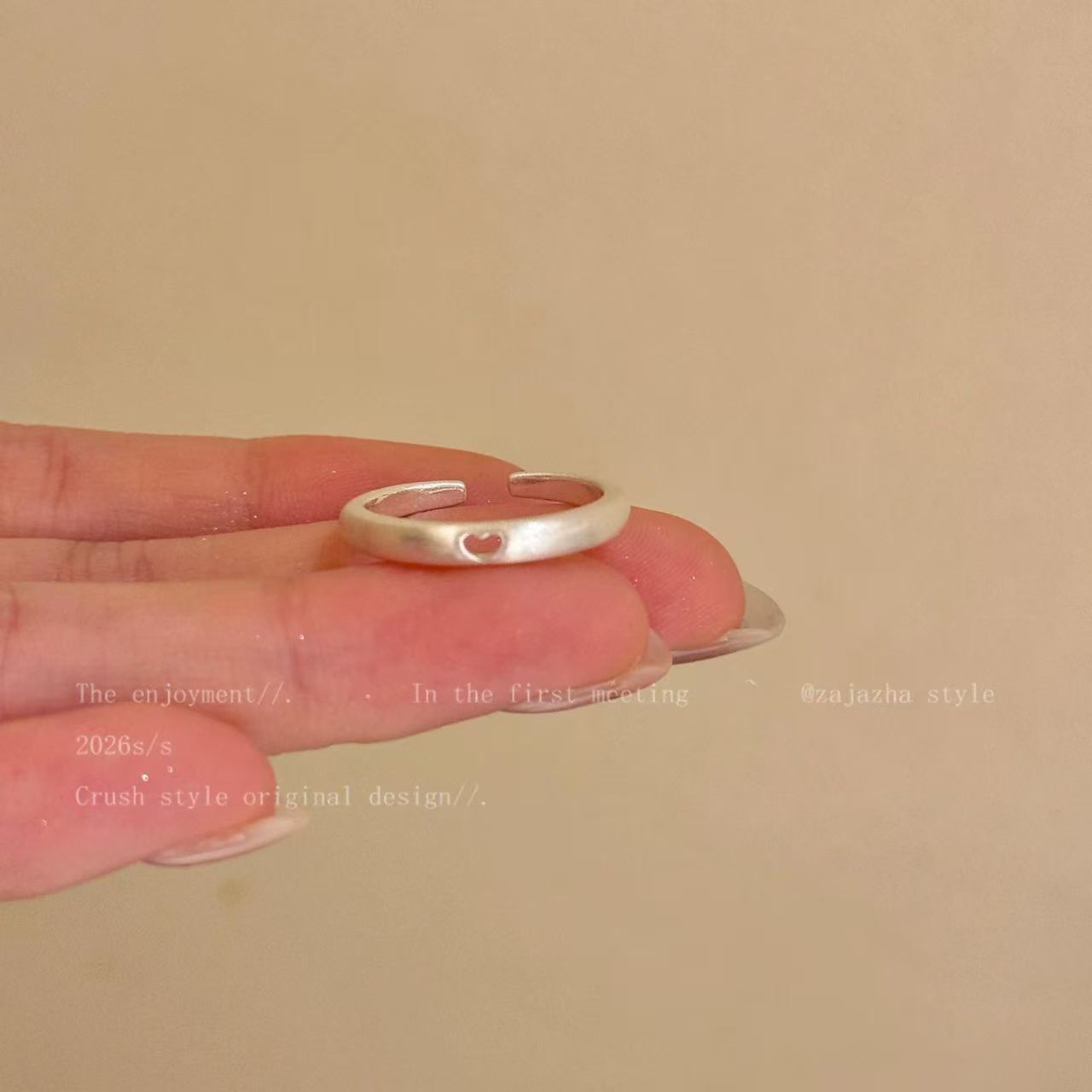 Gardenia Female Personalized Fashionable Elegance Creativity Entry Lux Elegant Ring