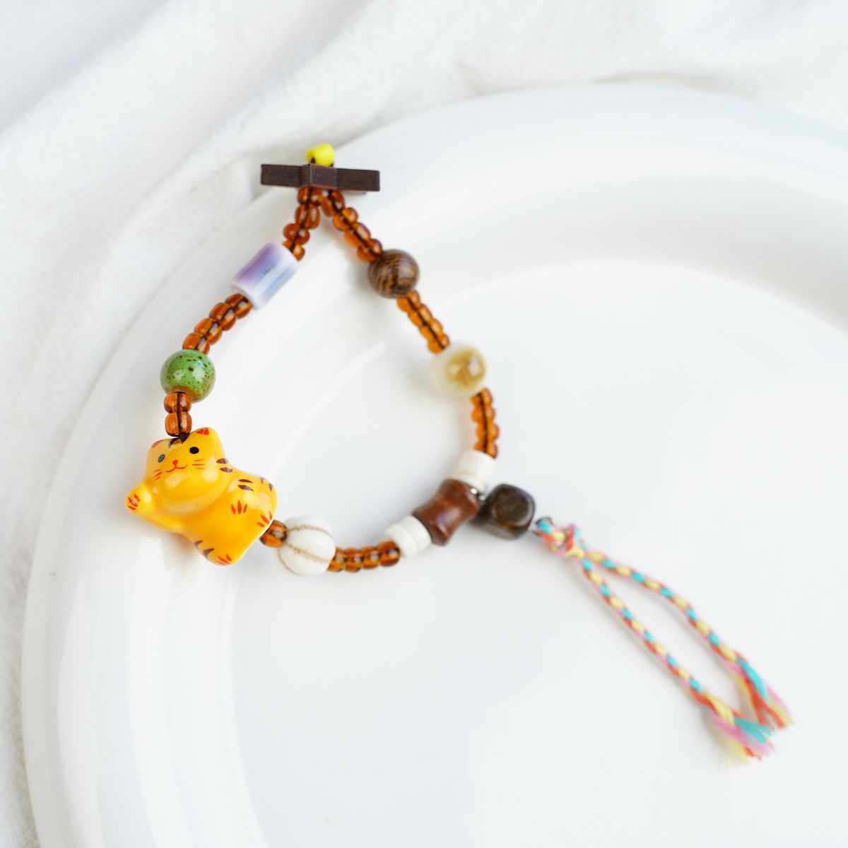 Lucky Cat Girlfriends Cute Couple Animal Premium Bracelet