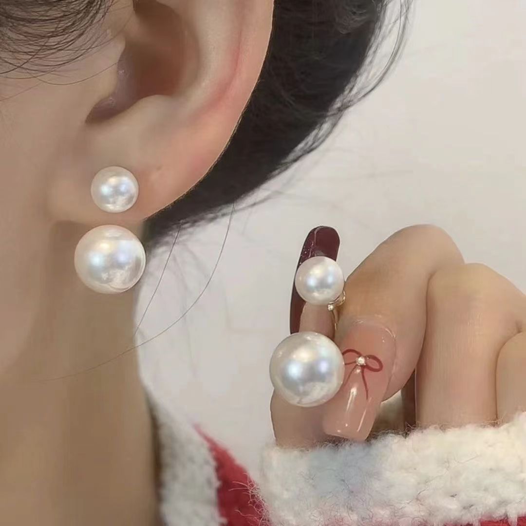Women's Style For Pearl Light Luxury High-grade Unique Niche Earrings