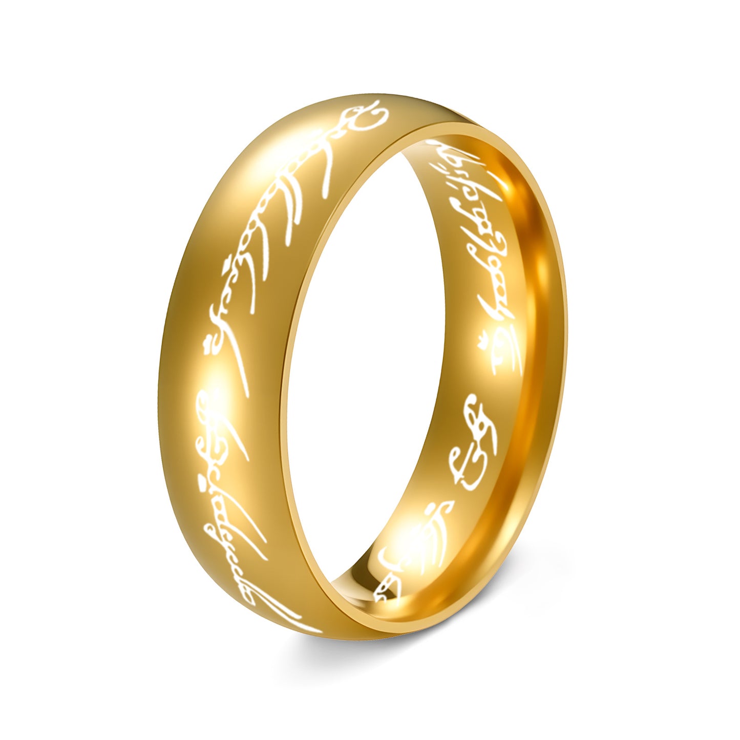 Women's & Men's Steel Couple The Lord Of Little Rings