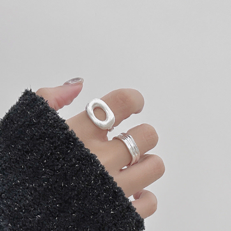 Light Luxury Minority Design High Sense Simple Index Rings