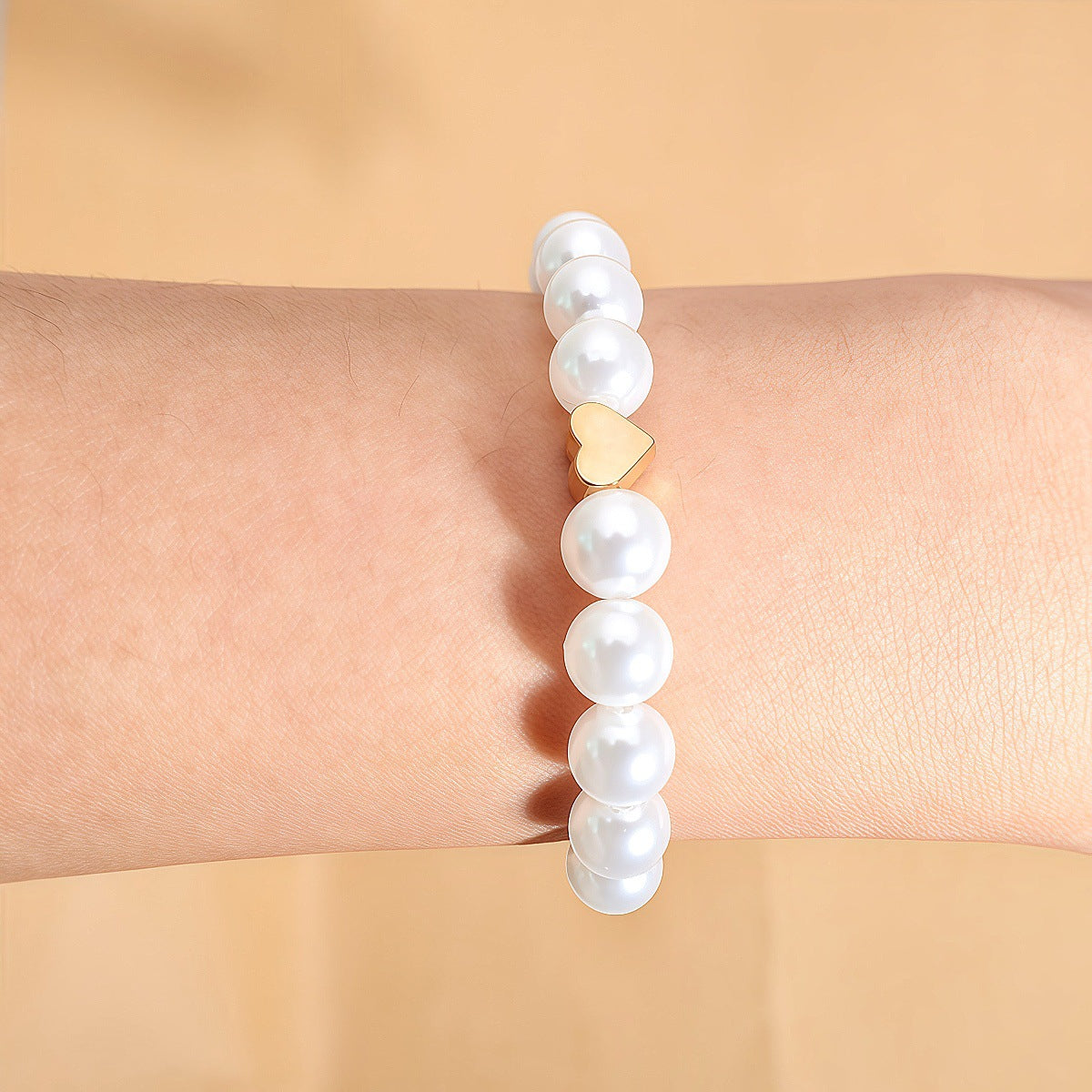 Women's Oversized Pearl Large Particle Round Imitation Elegant Banquet Bracelets