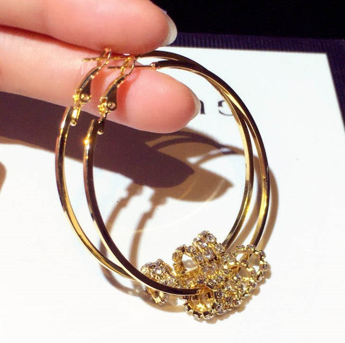 Light Luxury Temperament Fashion Simple Everyday Joker Niche Advanced Earrings