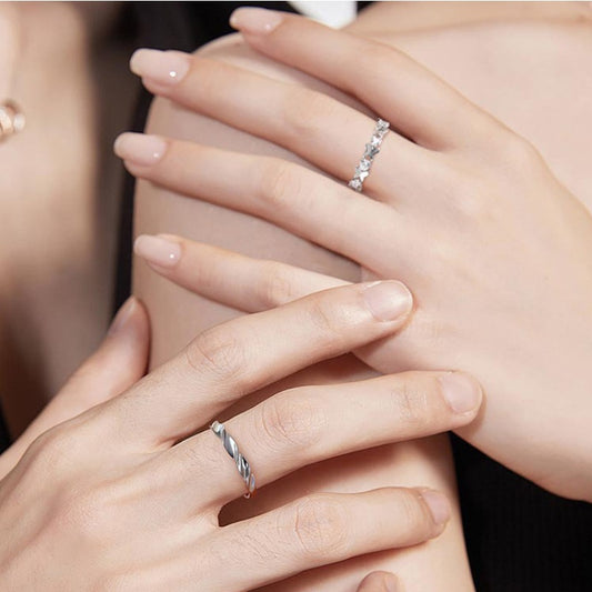 Love Couple Light Luxury High-grade Sweet Rings