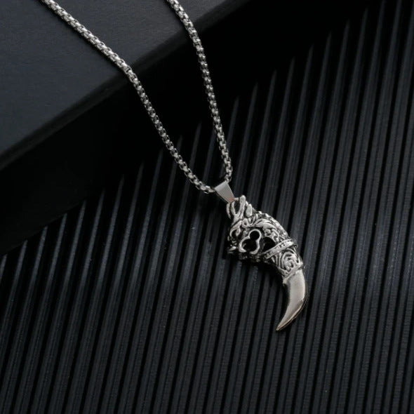Men's Hop Trendy Cool Letter Korean Style Sweater Chain Necklace