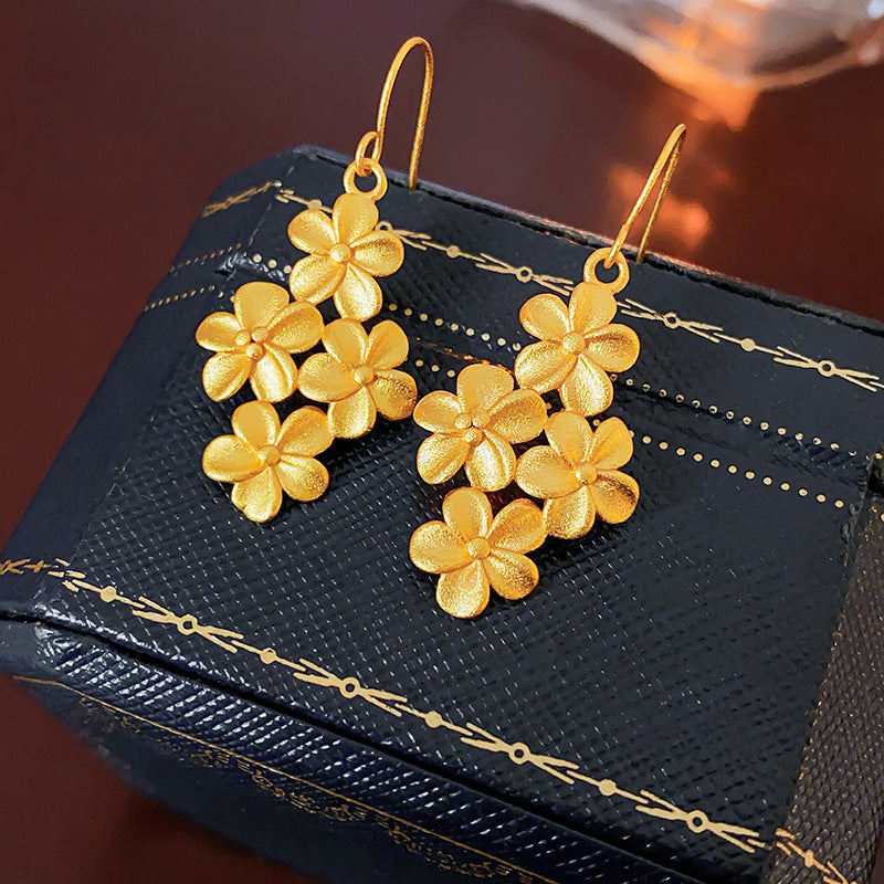 Fashion Retro Unique Design Special Interest Light Luxury Earrings