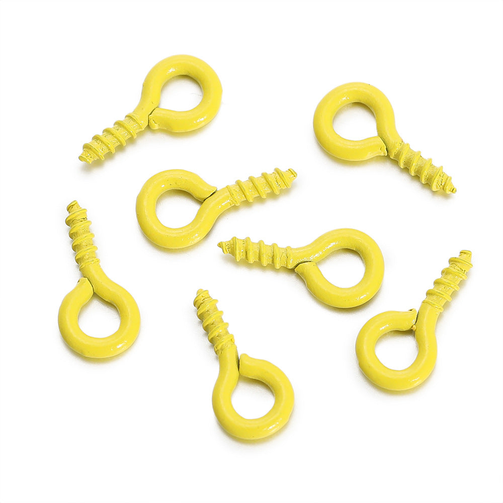 Croissant Nail Screw Sheep Eye Pearl Jewelry Accessories