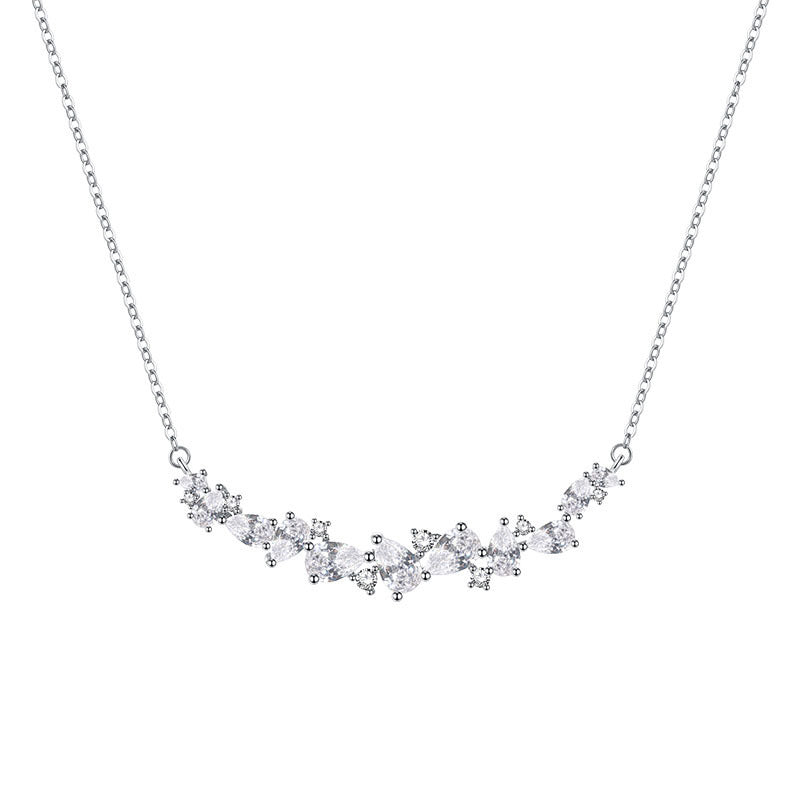 Point Full Series Female Bow Couple Design Clavicle Chain Sweater Necklaces