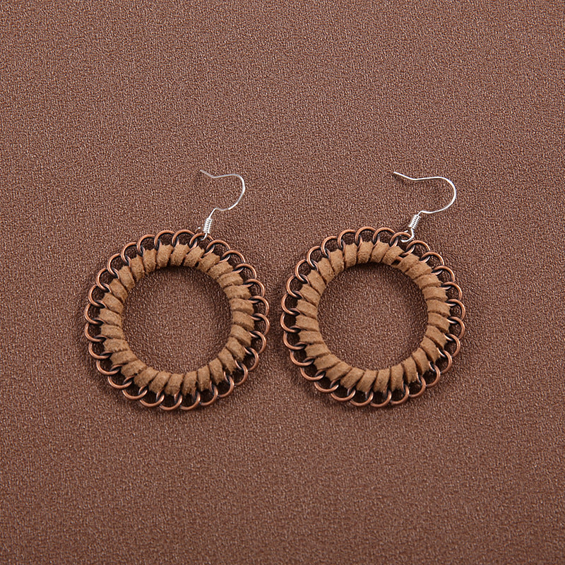 Ethnic Style Butterfly Retro Long Tassel Earrings