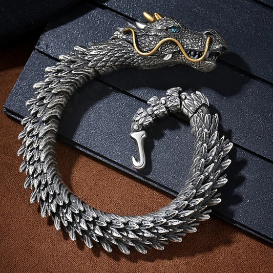 Men's Handmade Retro Faucet Power Style Personalized Trendy Collection Bracelet