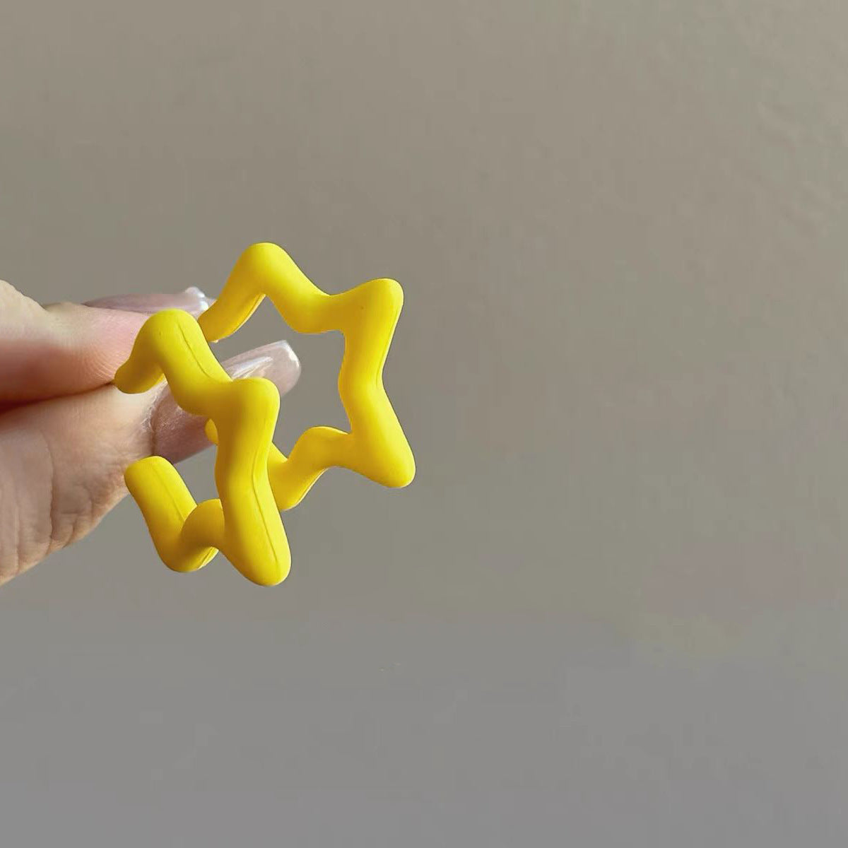 Pentagram Dopamine Design Sense Ear Fresh Rings