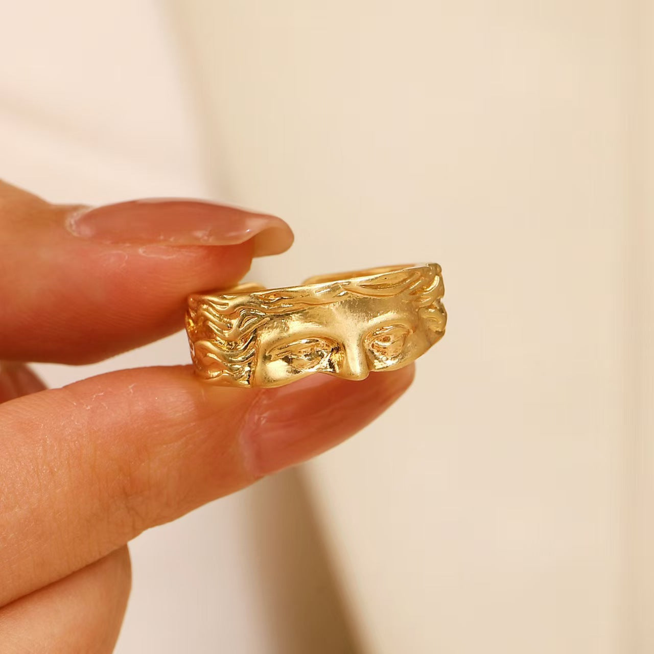 Create Two-hand Opening Adjustable Female Niche Rings