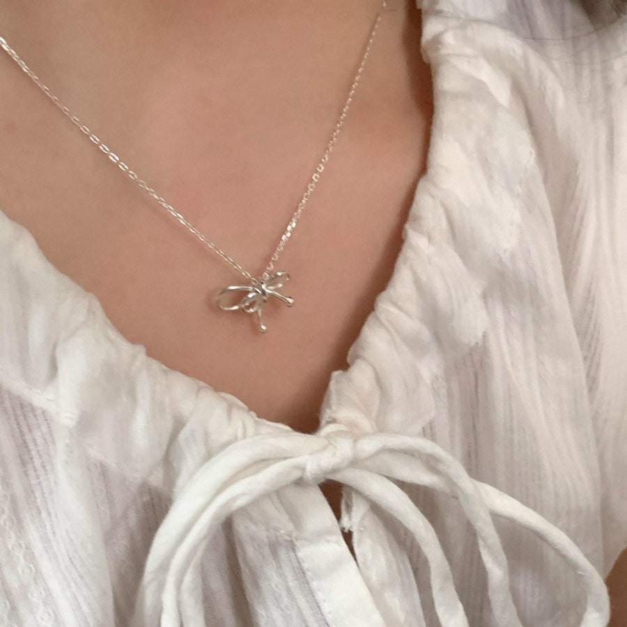 Women's Sier Light Luxury High-grade Design Clavicle Necklaces