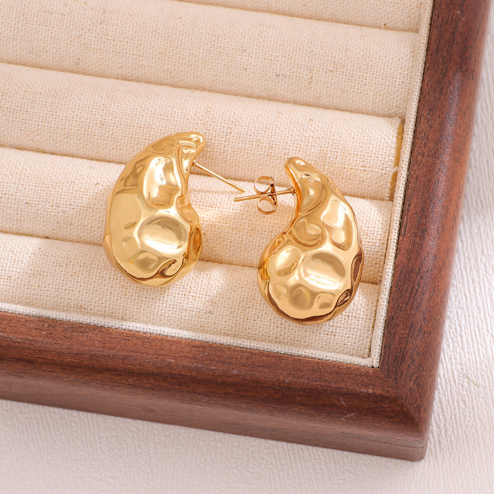 Women's Shaped Tube Style Light Luxury Fashion Simple Luxurious Earrings