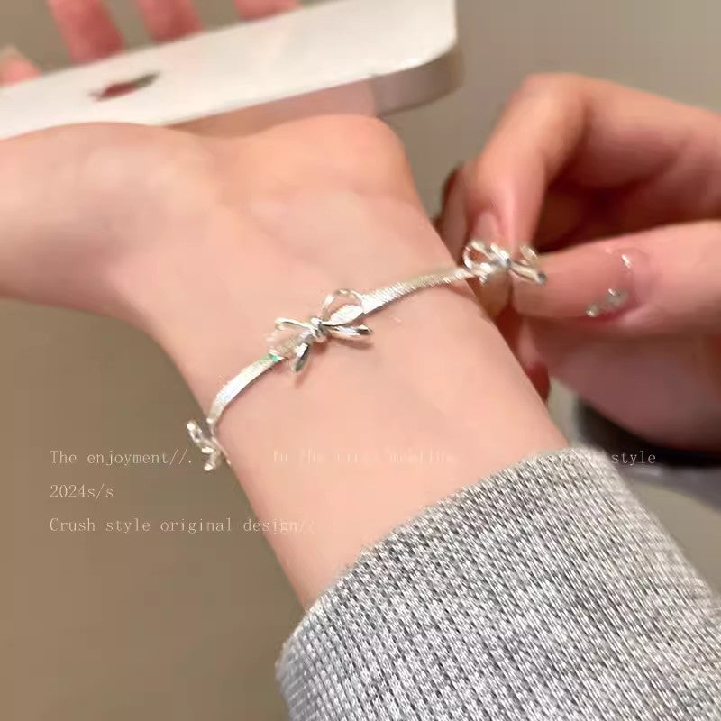 Metal Bow Summer Cold Wind Design Bracelets