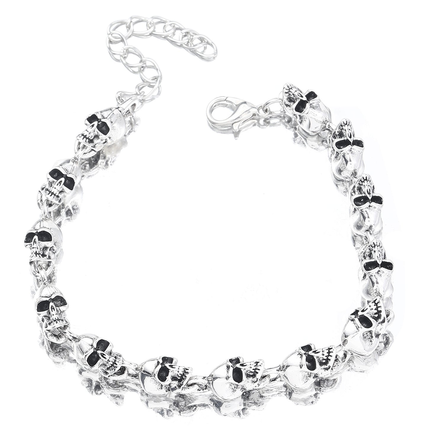 Women's & Men's Skull Spider Web Creativity Horror Halloween Bracelet