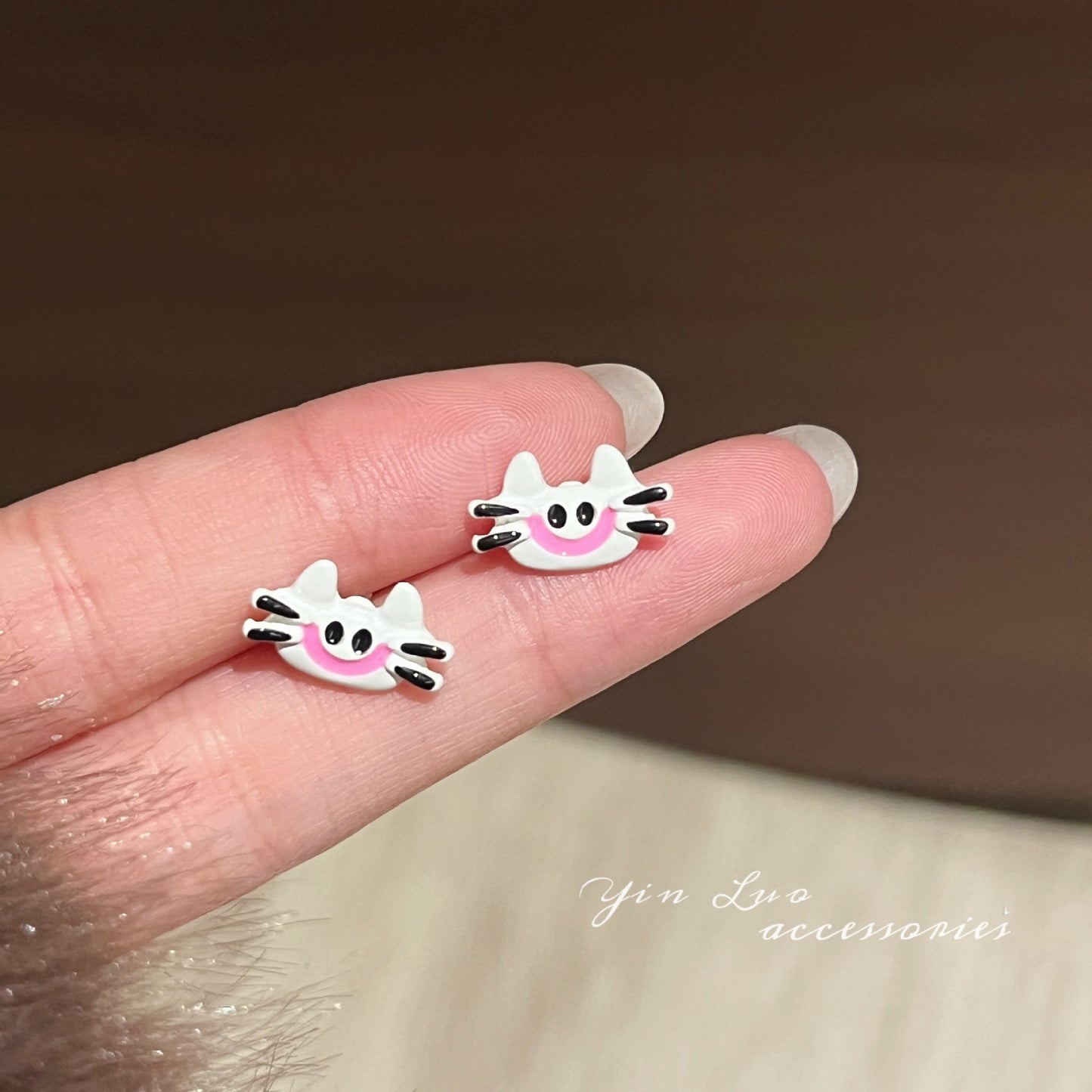 Elegant Stylish Women's Colorful Sweet Live Stud Earrings