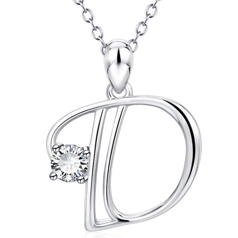 Style English Letters Fashion Jeweled Popular Pendants