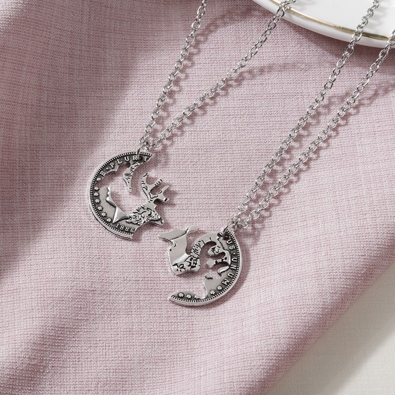 Couple Pair Personality Minimalist Girlfriend Gifts Korean Necklaces