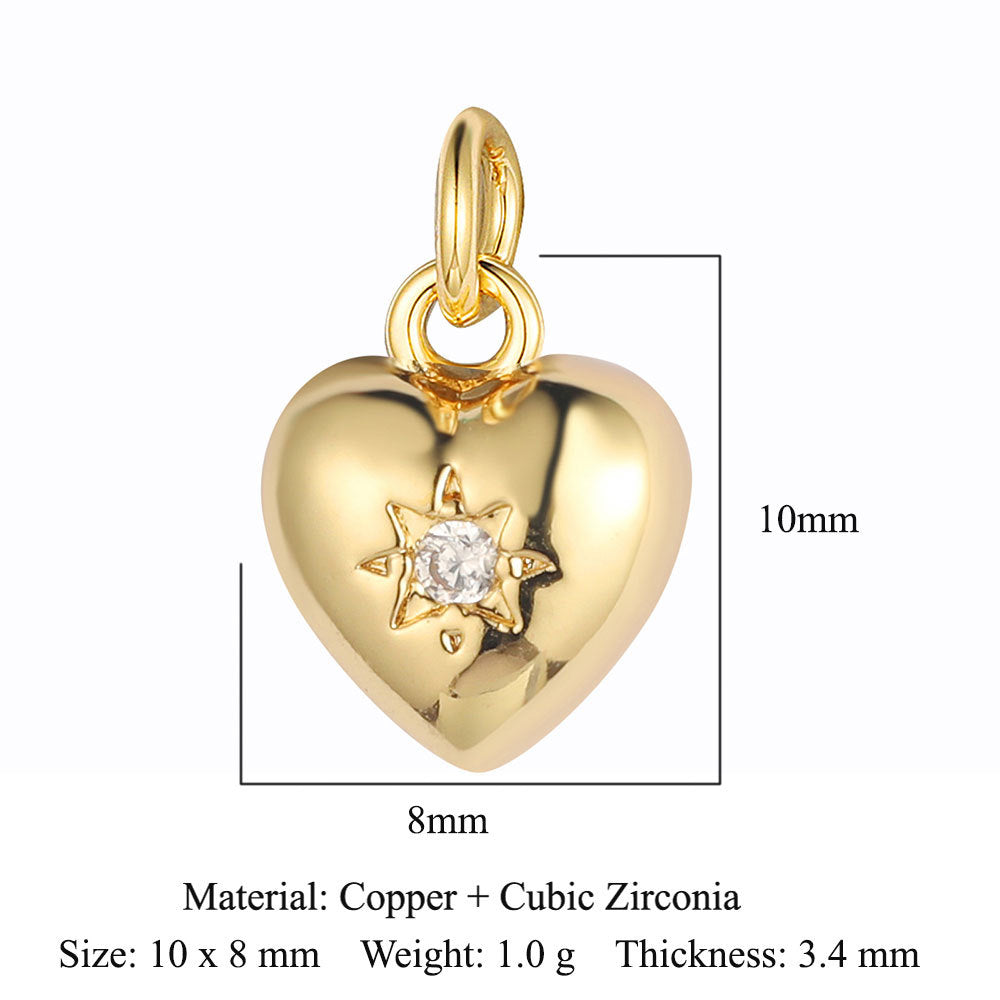 Kitten Puppy Eyes Copper Zircon Water Necklaces