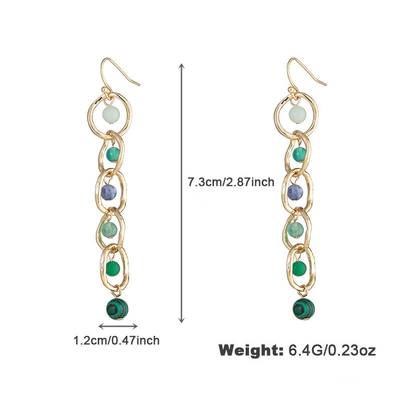 Women's Light Luxury Minority Colorful For Fashion Earrings