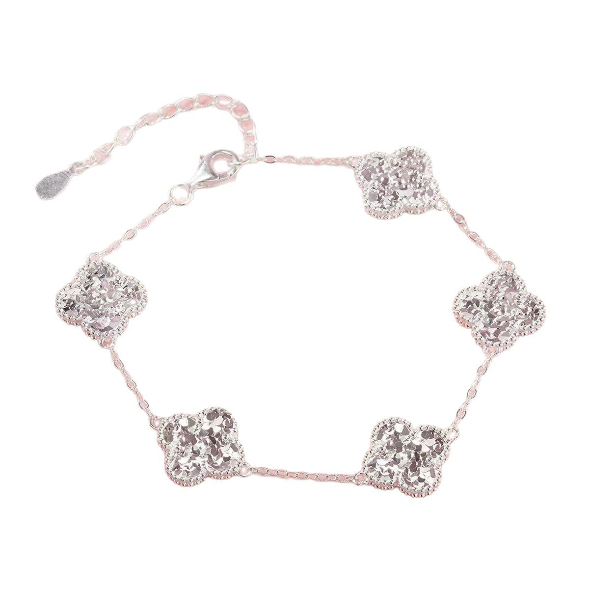 Flash Crushed Ice Pork Belly Clover Female Affordable Luxury Fashion Bracelets