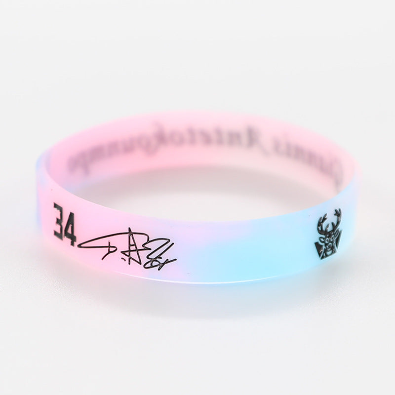 Star Black Mamba James Curry Letter Bracelet