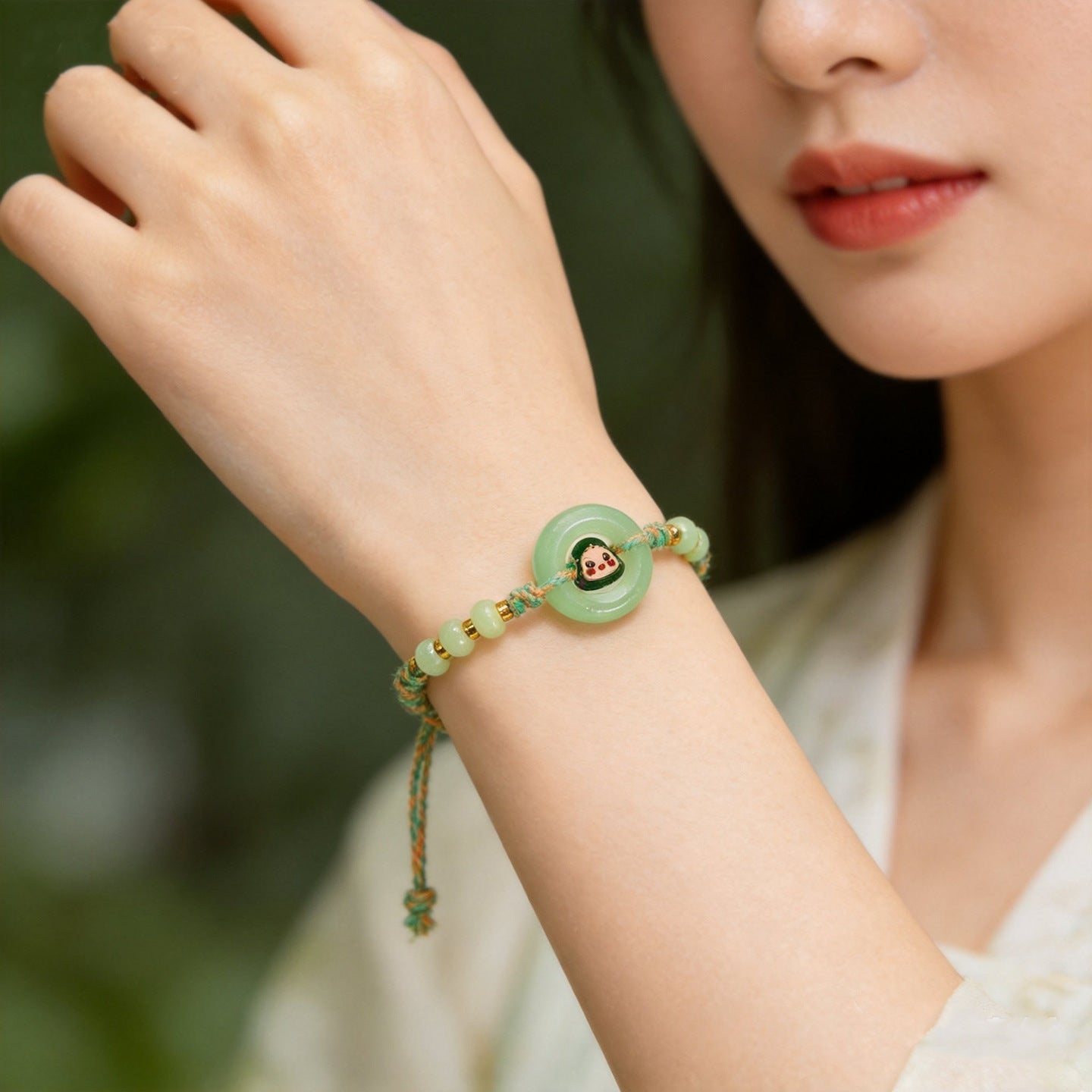 Rope Hand-woven Peace Buckle Carrying Strap Bracelet