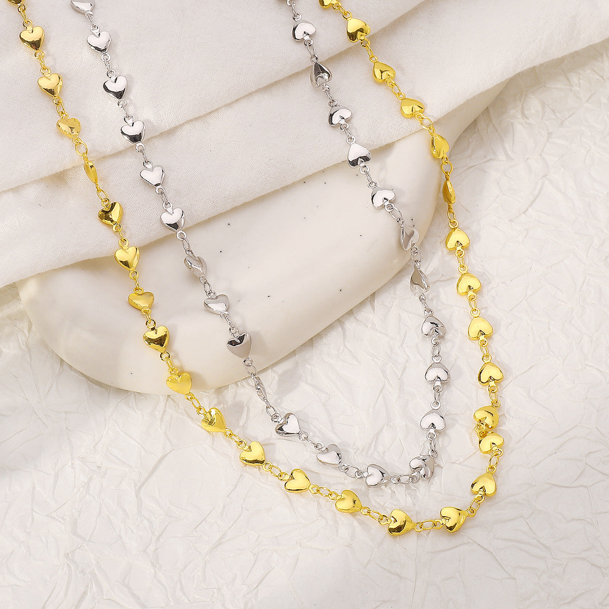 For Valentine's Day Fashion Simple Metal Necklace