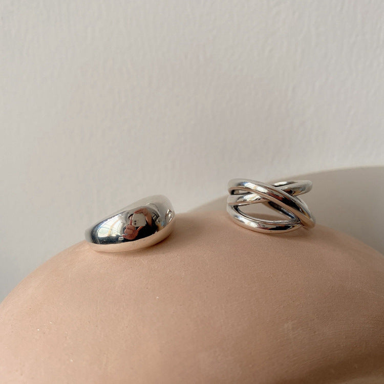 Women's Style Temperament Water Drop Retro Stylish Rings