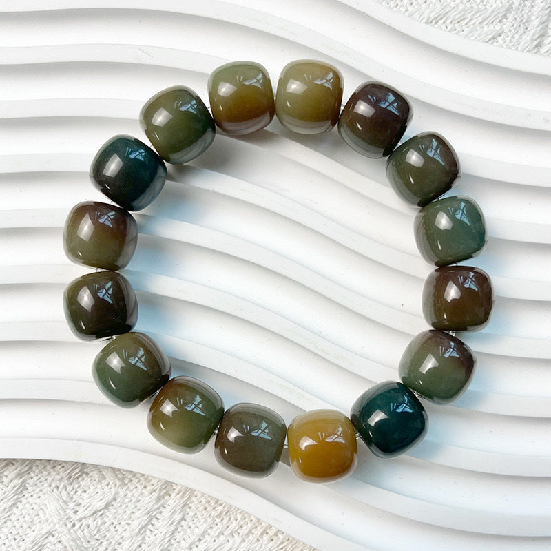 Bodhi Candy Color Single Circle Pliable Temperament High Throw Three Bracelets