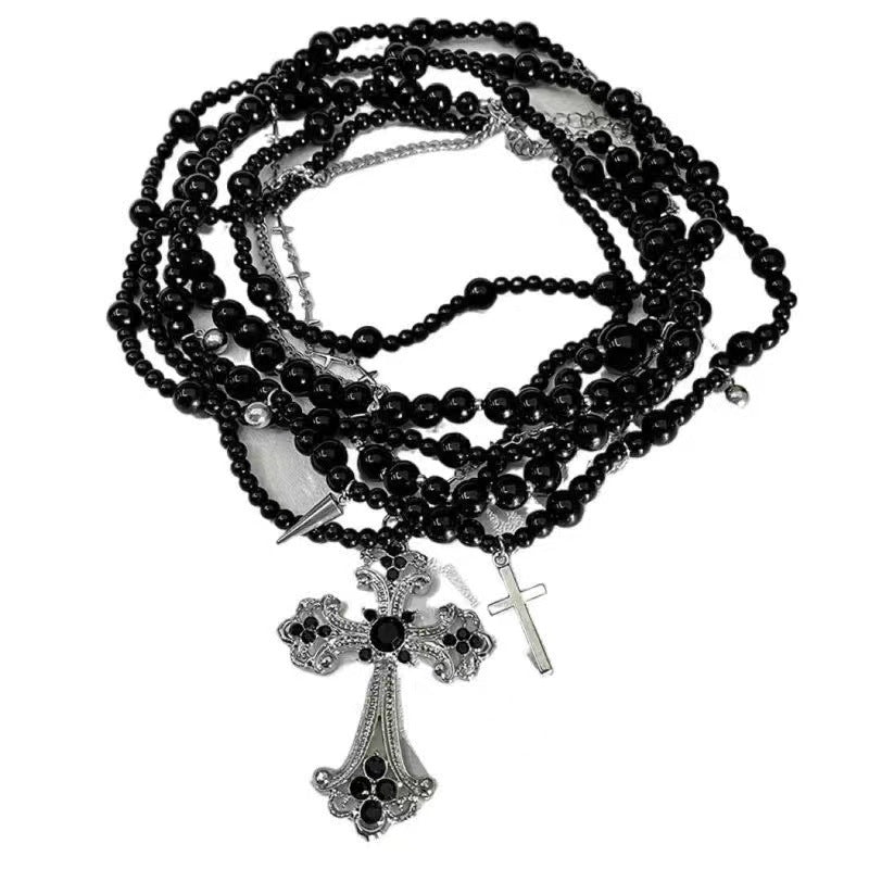 Women's Crystal Snowflake Ear Light Luxury Minority Simple Design Necklace