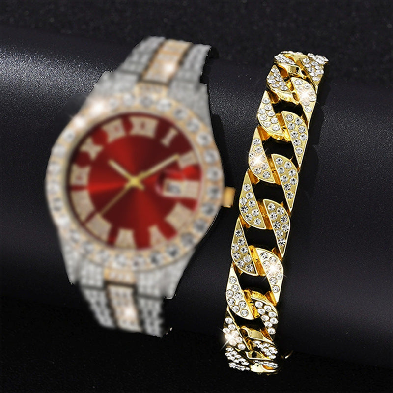 Cold Style Fashion Party Hipster Couple Full Diamond Bracelet