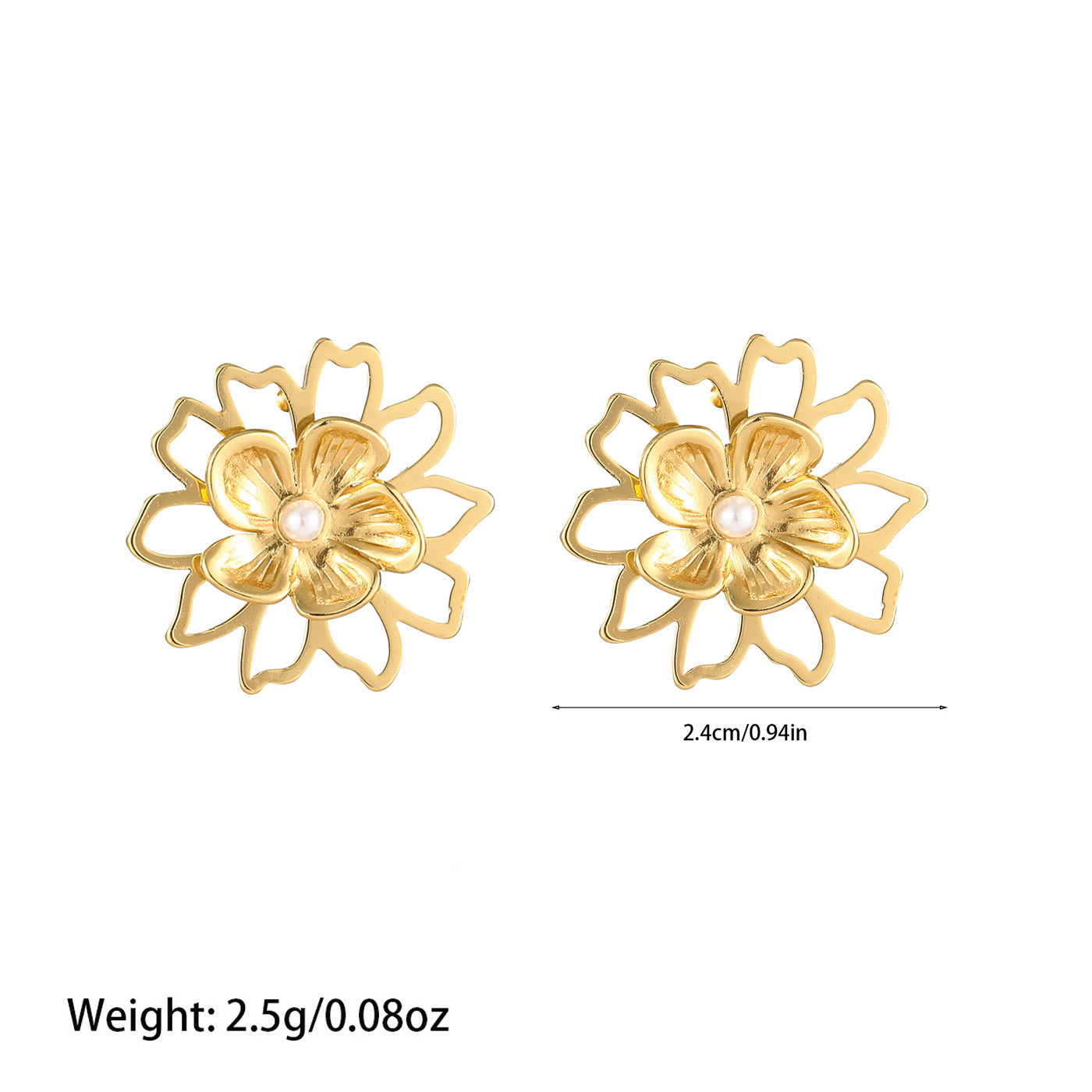 Women's Titanium Steel Fashion Temperament Commute High-grade Earrings