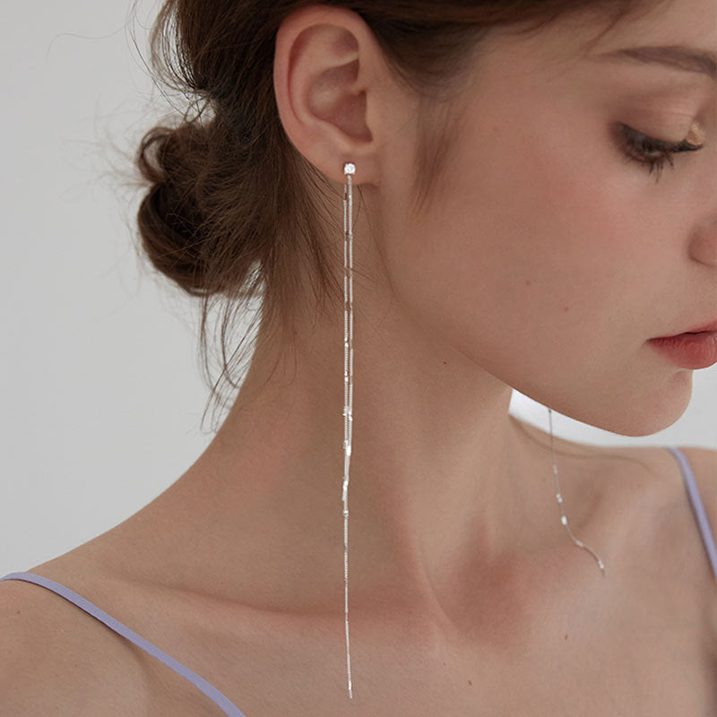Dry Sier Makes Face Look Petite Korean Style Temperament Long Ear Line