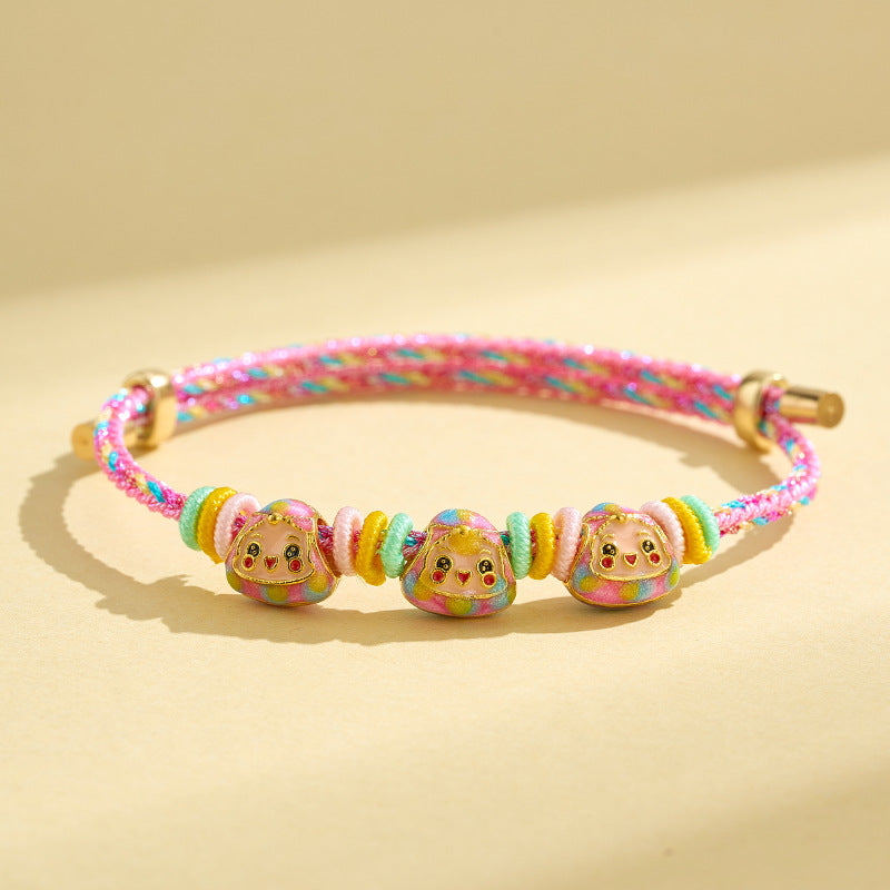 Children's Dragon Boat Festival Colorful Rope Hand-woven Small Bracelets